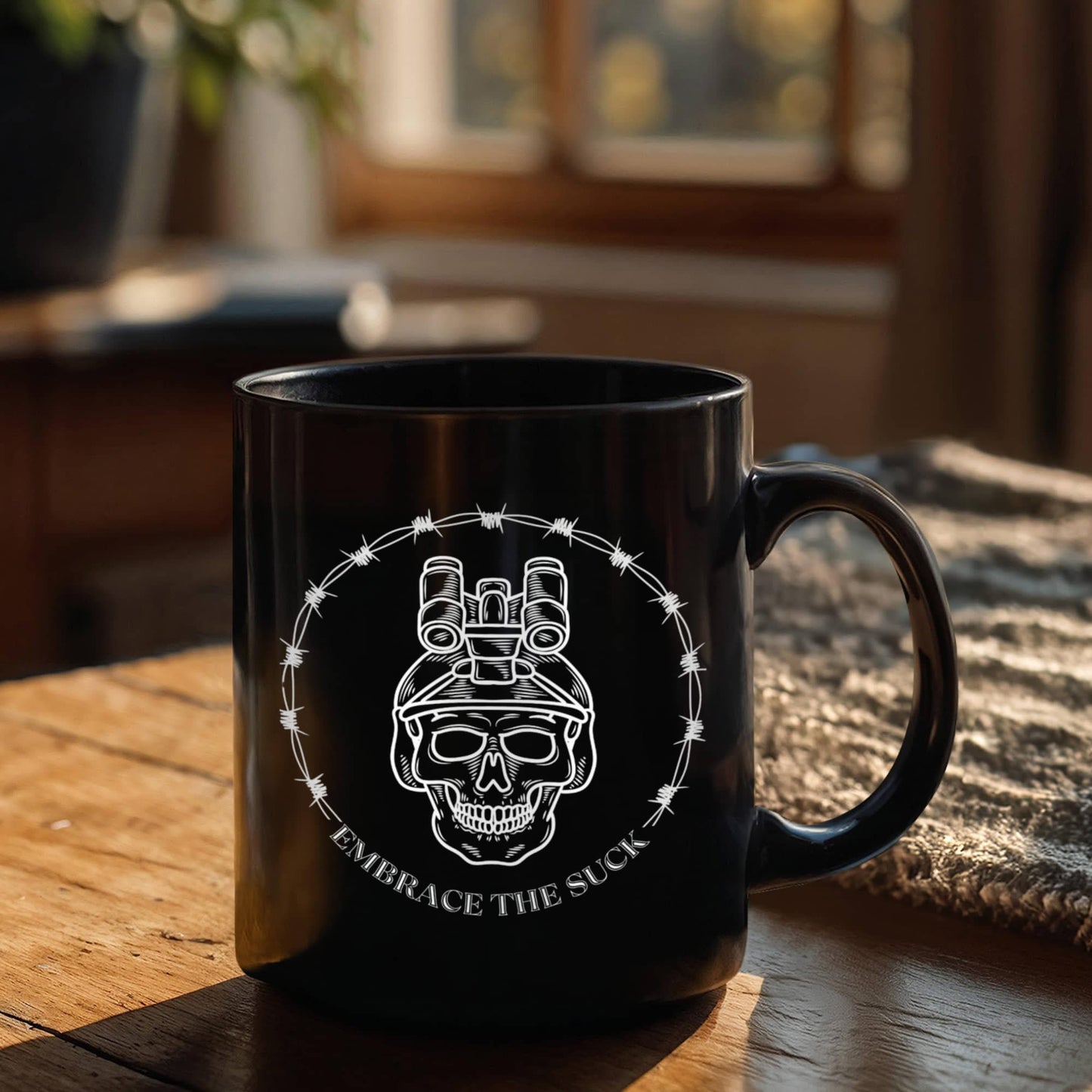 EMBRACE THE SUCK MUG